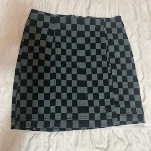 Checkered Skirt